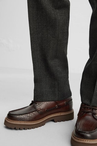 Chaussures bateau - Marron