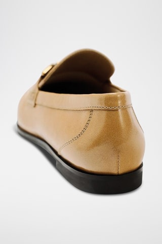 Mocassins en cuir - Beige