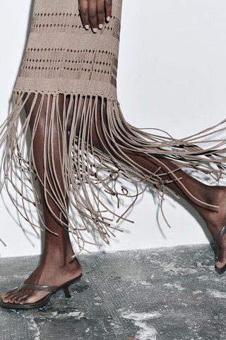 Sandales à talons - Kaki