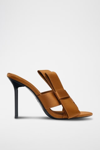 Mules à talons - Marron