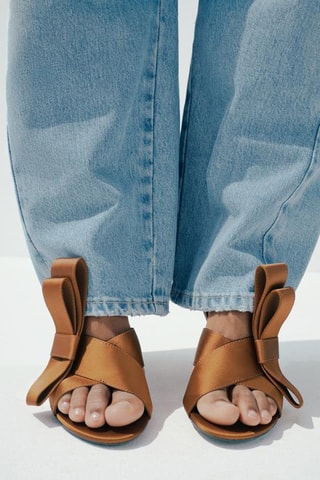 Mules à talons - Marron