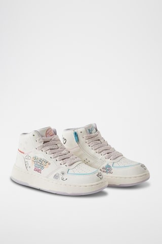 Baskets montantes - Blanc