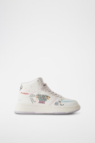 Baskets montantes - Blanc