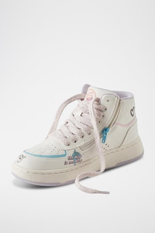 Baskets montantes - Blanc