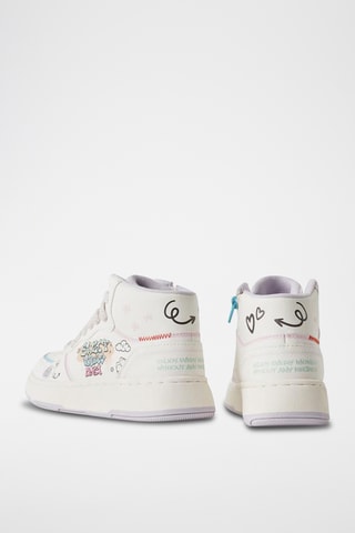 Baskets montantes - Blanc