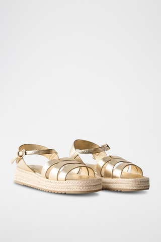 Sandales plateformes - Doré
