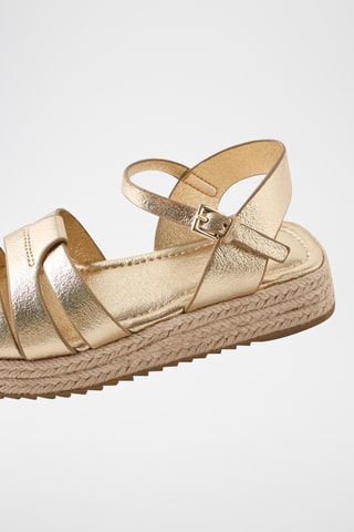 Sandales plateformes - Doré