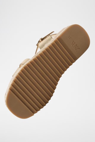 Sandales plateformes - Doré