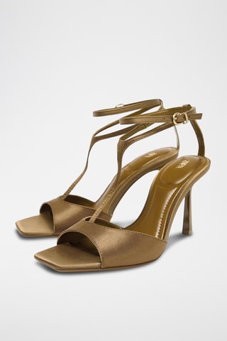 Sandales à talons - Kaki