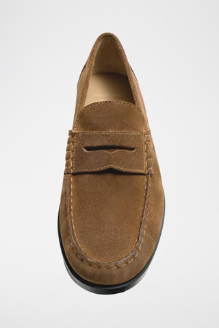 Mocassins en nubuck - Marron