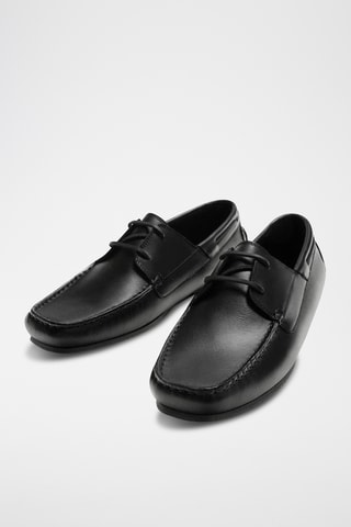 Derbys en cuir - Noir