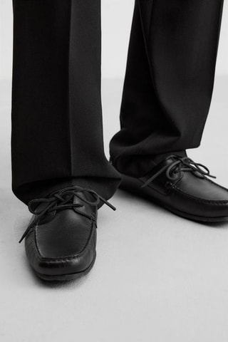 Derbys en cuir - Noir