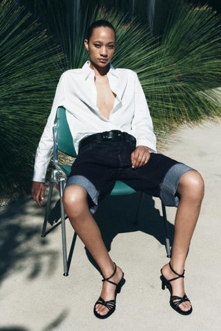 Sandales à talons - Noir