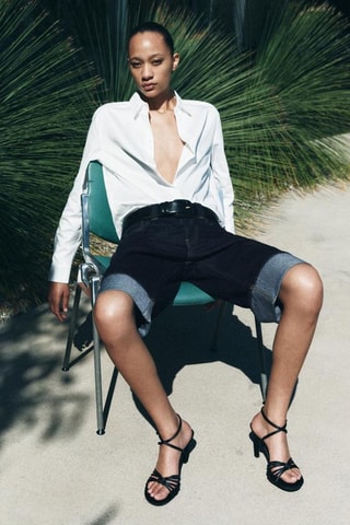 Sandales à talons - Noir