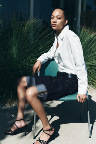 Sandales à talons - Noir