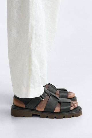 Sandales plateformes - Noir