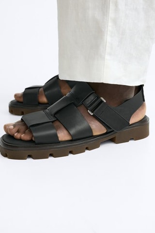 Sandales plateformes - Noir