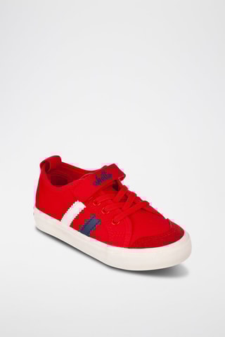 Baskets - Argenté, blanc et bleu