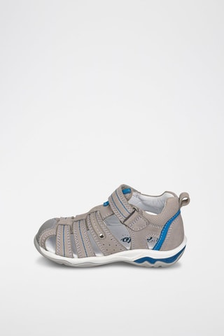 Sandales en cuir - Gris