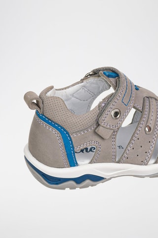 Sandales en cuir - Gris