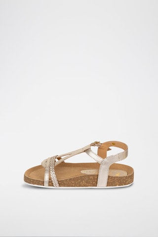 Sandali in pelle - Dorato