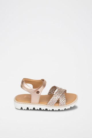 Sandali in pelle - Argentato