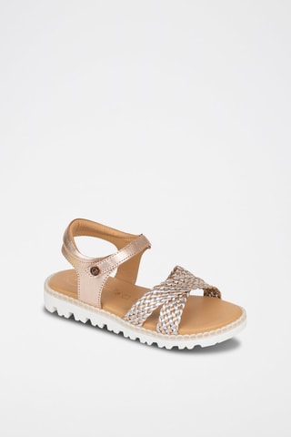 Sandali in pelle - Argentato