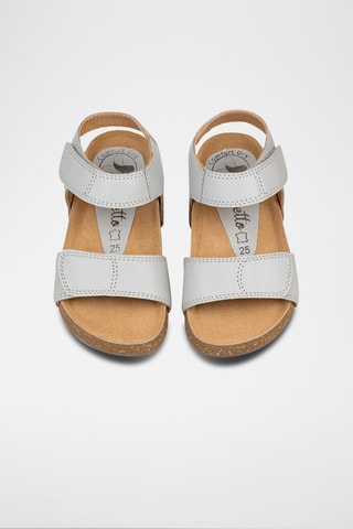 Sandales en cuir - Gris