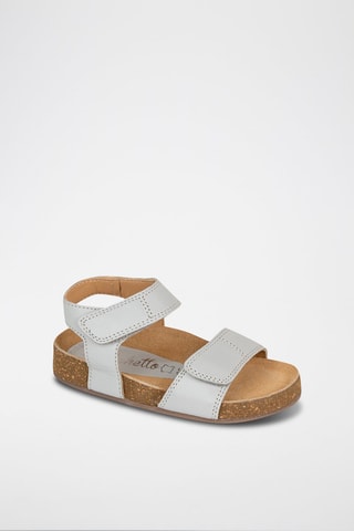 Sandales en cuir - Gris