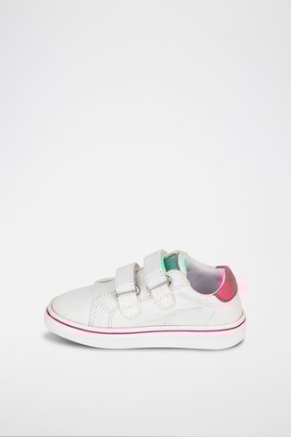 Sneakers - Bianco, verde e rosa