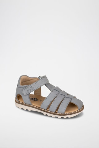 Sandales en cuir - Gris