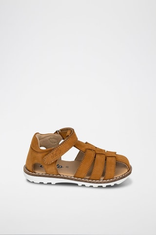 Sandales en cuir - Marron