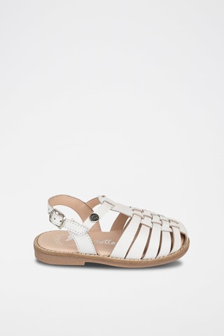 Sandali in pelle - Bianco