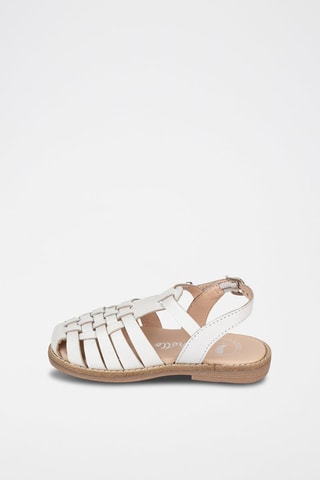 Sandali in pelle - Bianco
