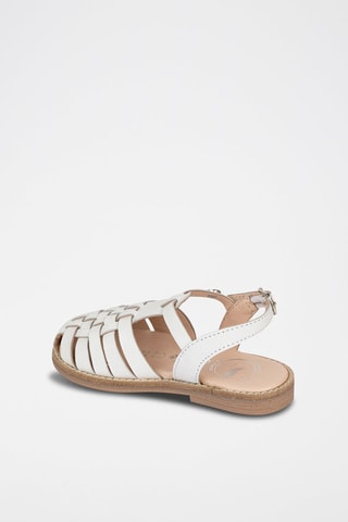 Sandali in pelle - Bianco