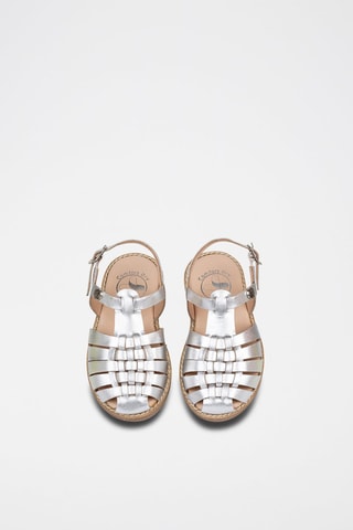 Sandali in pelle - Argentato