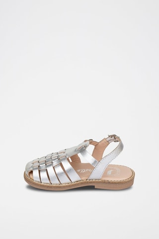Sandali in pelle - Argentato