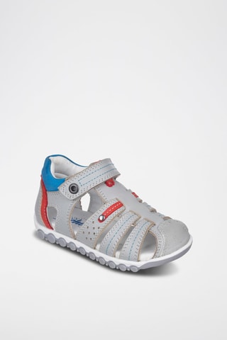 Sandales en cuir - Bleu