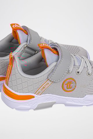 Baskets - Gris et orange