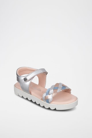 Sandali in pelle - Argentato