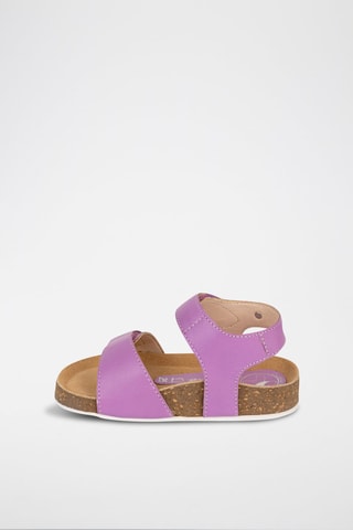 Sandali in pelle - Viola