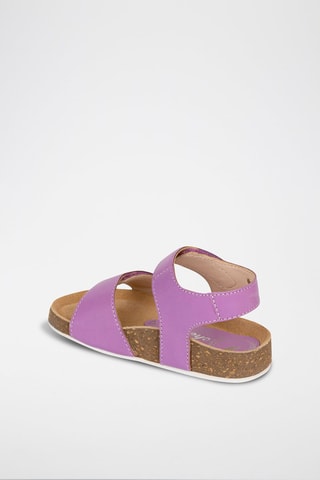 Sandali in pelle - Viola