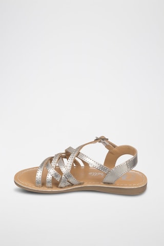 Sandali in pelle - Argentato