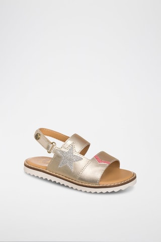 Sandali in pelle - Dorato