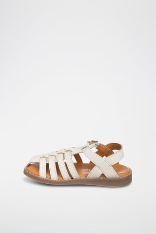 Sandali in pelle - Bianco