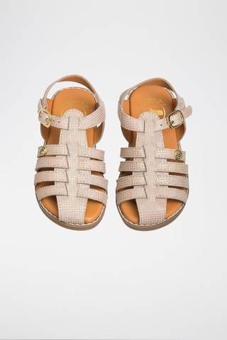 Sandali in pelle - Dorato