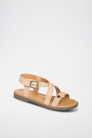 Sandali in pelle - Beige