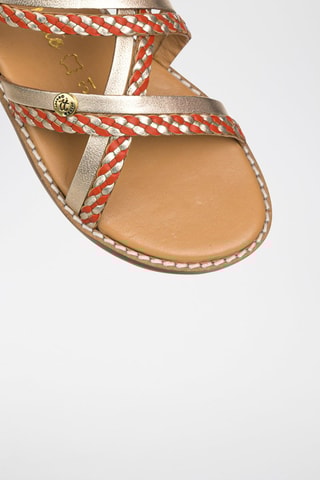 Sandali in pelle - Dorato