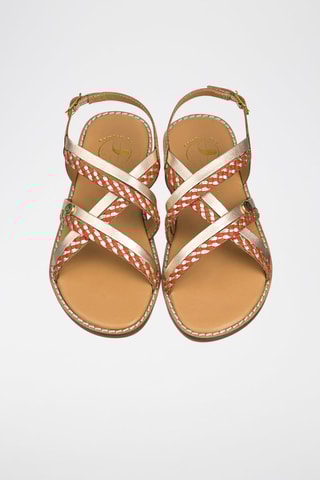 Sandali in pelle - Dorato