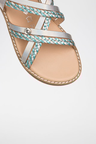 Sandali in pelle - Argentato